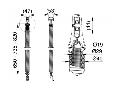 ťažné pružiny set 115507